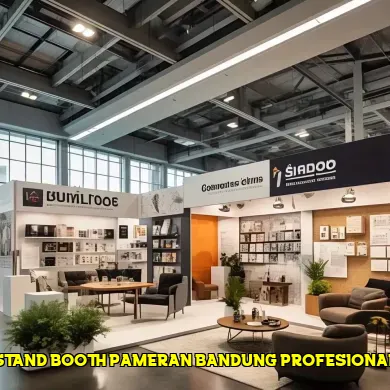 stand booth pameran bandung profesional